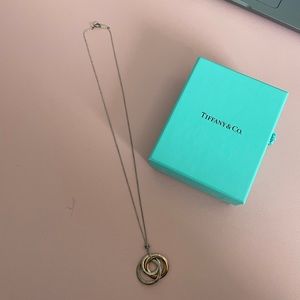 Tiffany&Co. 1837 Interlocking Circles Pendant Necklace.